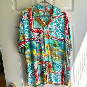 Jams World Vintage Hawaiian Button Down Shirt